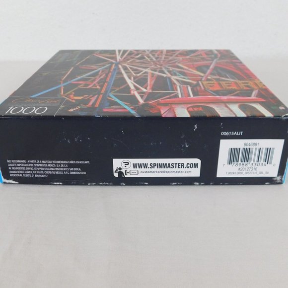 Jigsaw Puzzle Chris Lord Ferris Wheel Street Fair Mott Street 1000 Pc Complete - Picture 4 of 8